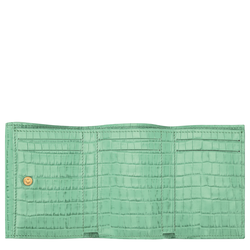Longchamp Pocket Compact wallet , Mint - Leather  - View 3 of  3