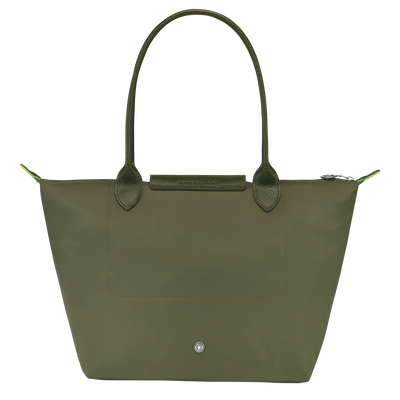 Tote bag M, Forest - View 4 of  
    6 - zoom in Le Pliage Green Tote bag M, Forest