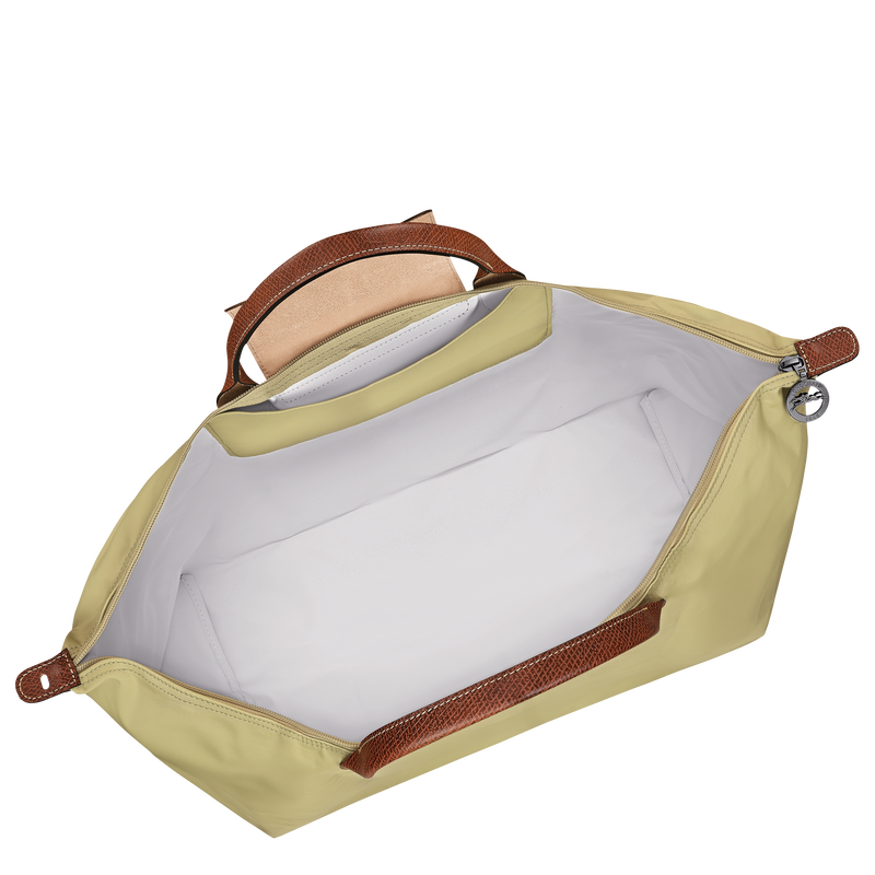 Le Pliage Original L Travel bag , Pistachio - Recycled canvas  - View 5 of  7
