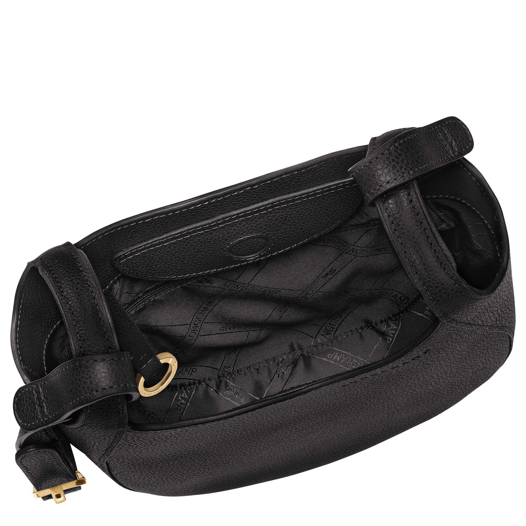 Le Foulonn&eacute; Crossbody bag S, Black