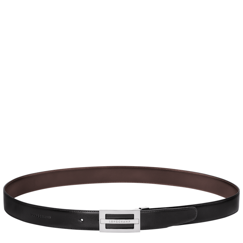 Delta Box Men's belt , Black/Mocha - Leather  - View 1 of  5