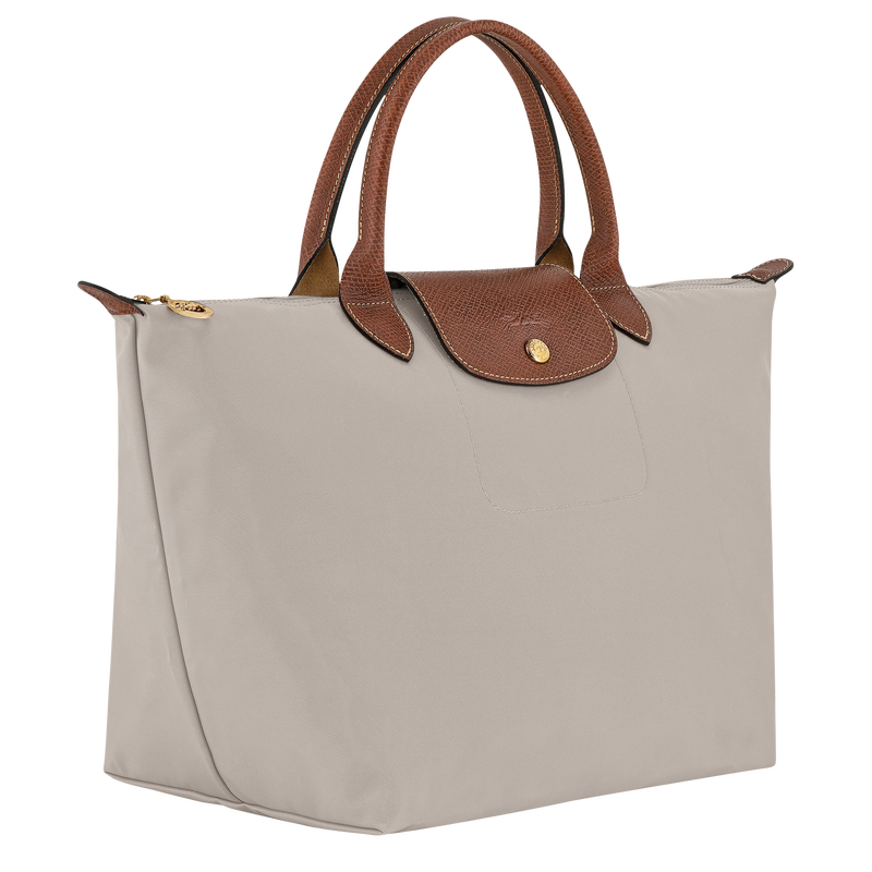 Le Pliage Original M Handbag , Pebble - Recycled canvas  - View 2 of  6