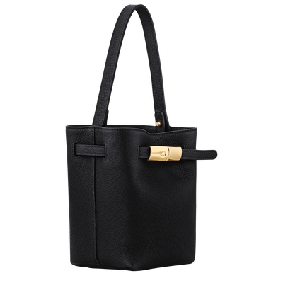 Le Smart XS Bucket bag , Black - Leather