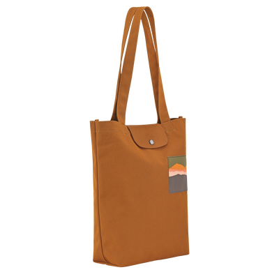 Caroline H&eacute;lain x Longchamp M Tote bag , Caramel - Canvas
