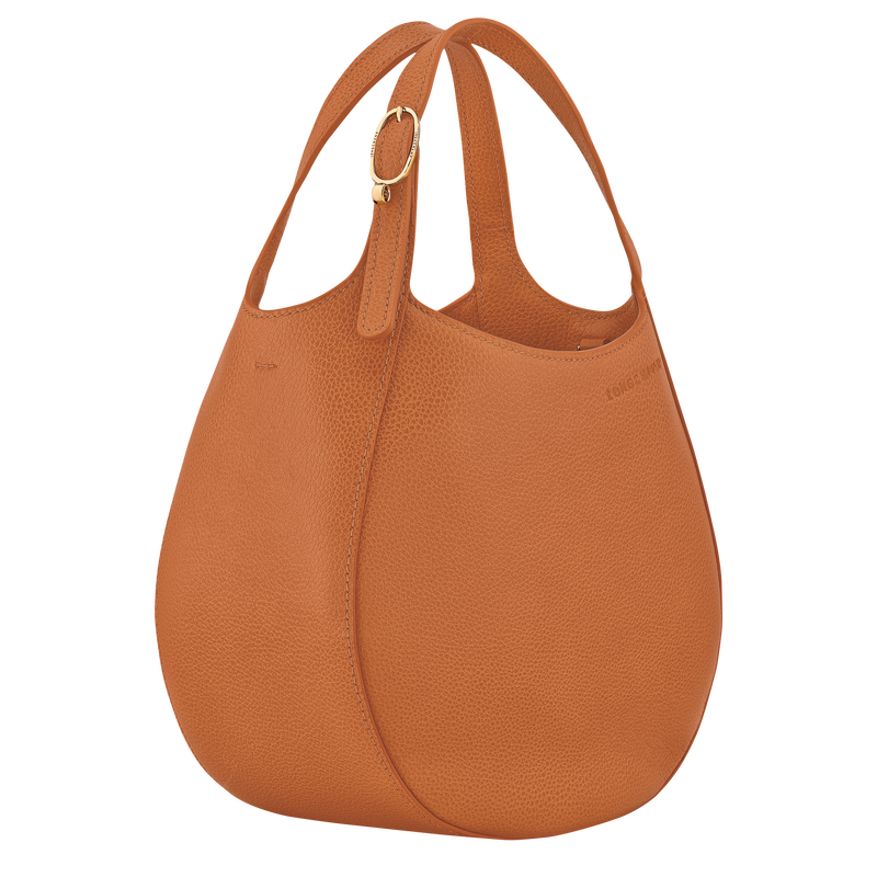 Le Foulonn&eacute; S Handbag , Amber - Leather  - View 3 of  7