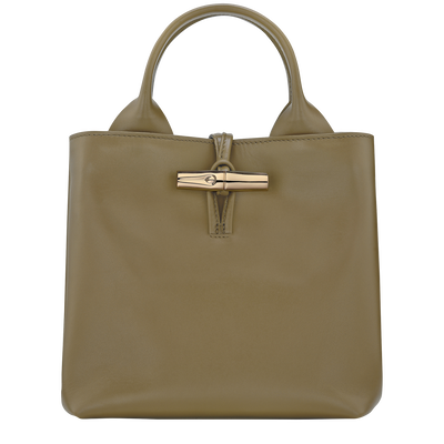 Le Roseau S Handbag , Olive - Leather