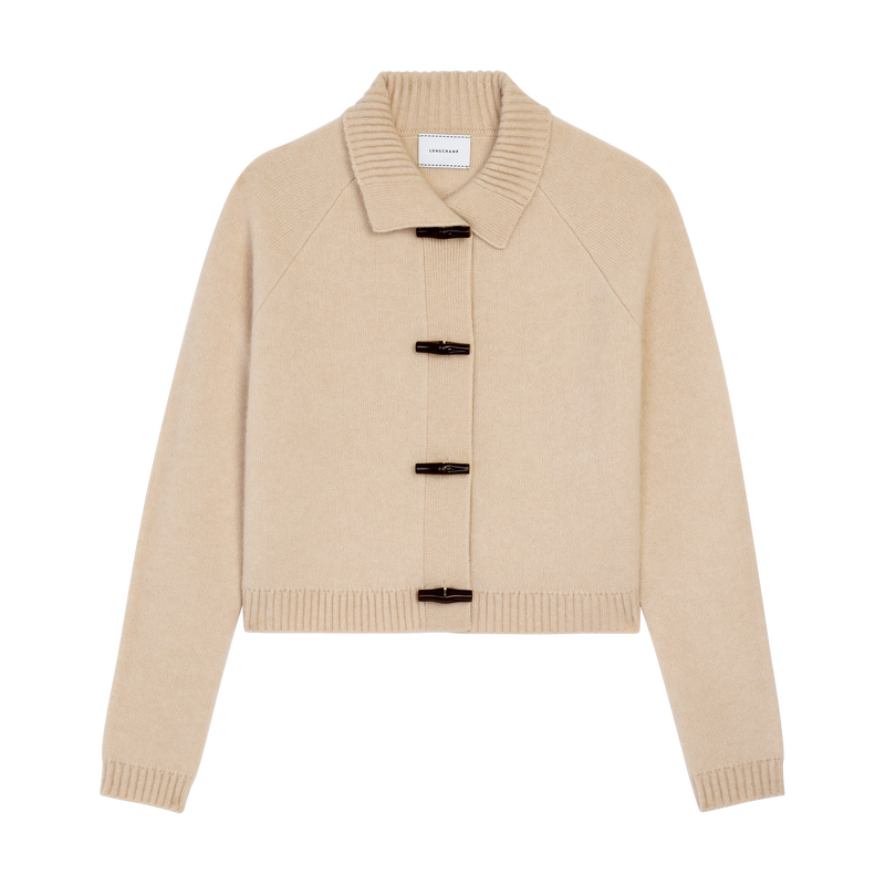 Cardigan , Beige - Knit  - View 1 of  5