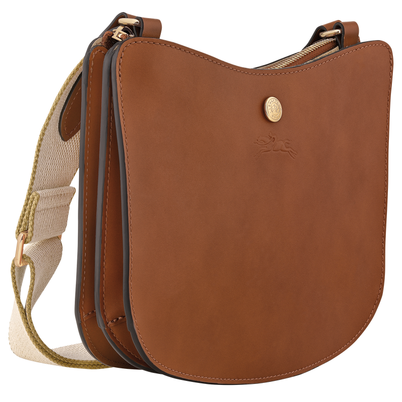 &Eacute;pure S Crossbody bag , Cognac - Leather  - View 3 of  6