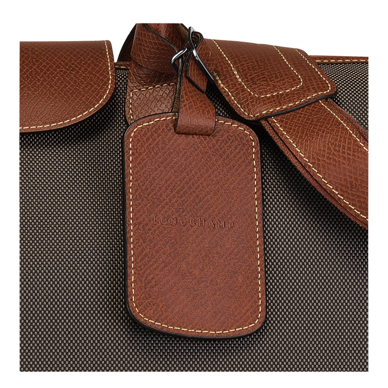 Boxford L Travel bag , Brown - Recycled canvas  - View 6 of  6