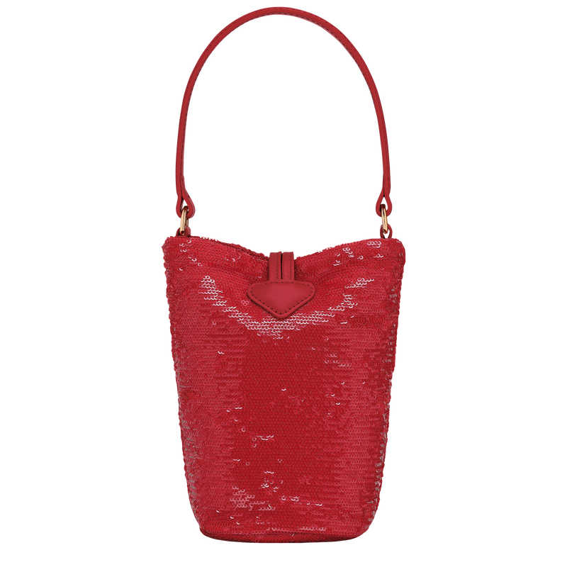 Le Roseau Handbag , Red - Canvas  - View 4 of  4