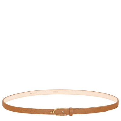 Le Foulonn&eacute; Ladies' belt , Pecan - Leather