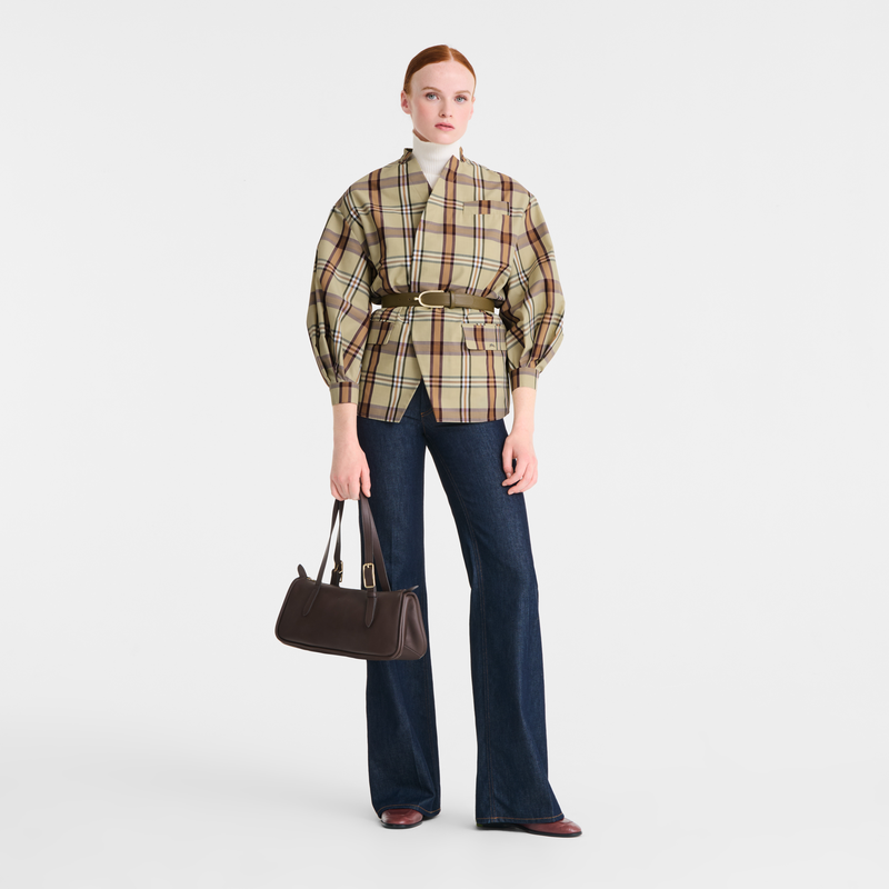 Looong L Shoulder bag , Mocha - Leather  - View 2 of  6