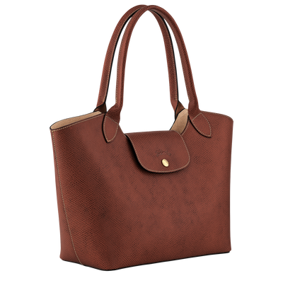 Épure Shoulder bag L, Brown