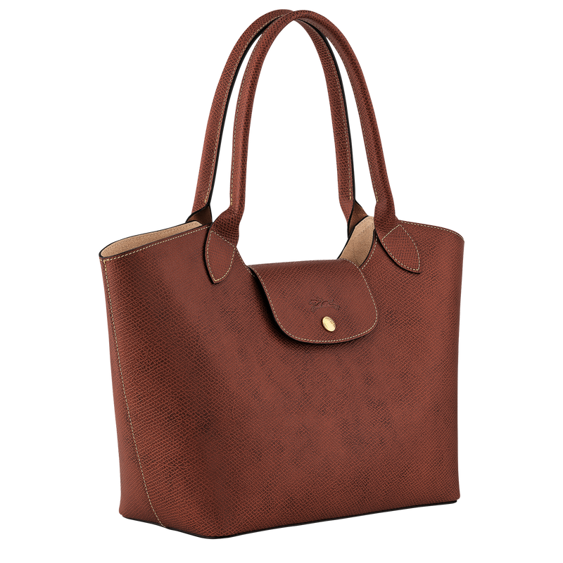 Épure Shoulder bag , Brown - Leather  - View 3 of  6