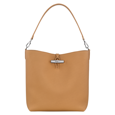 Le Roseau M Hobo bag , Walnut - Leather
