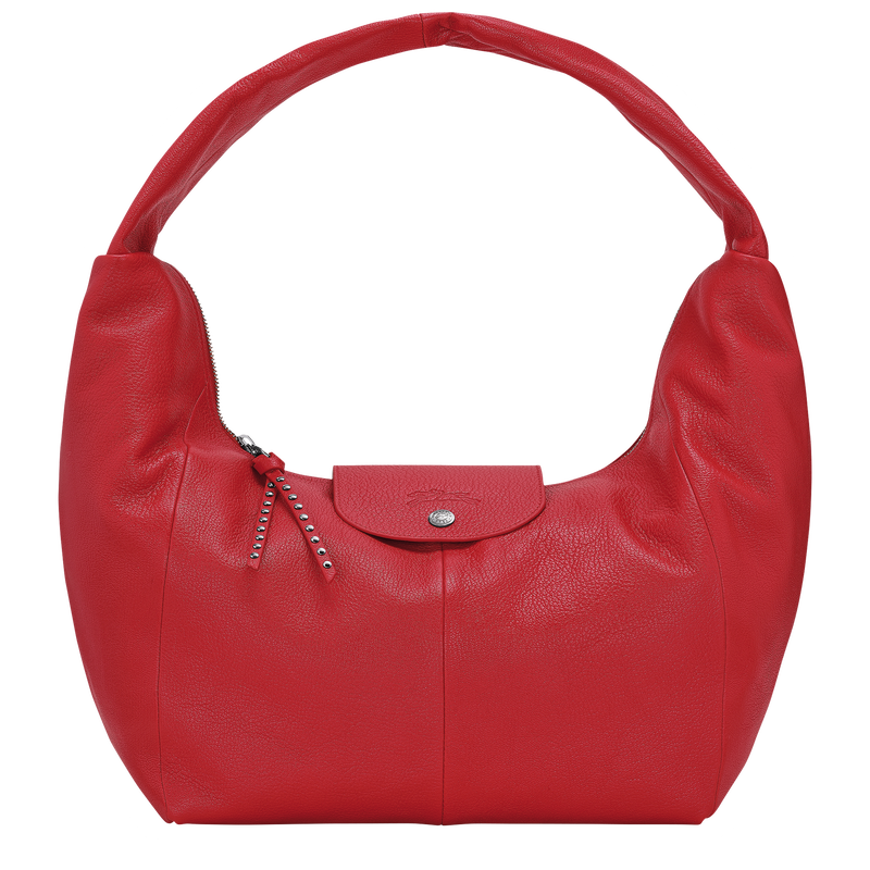 Le Pliage Xtra L Hobo bag , Red - Leather  - View 1 of  4