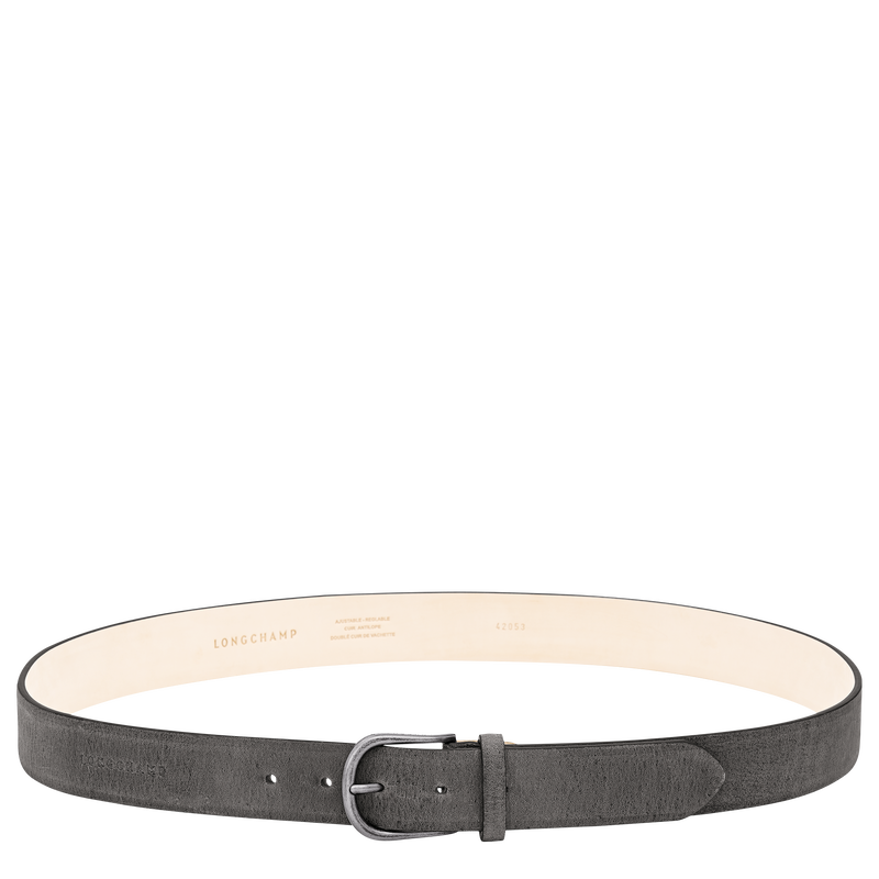 Men's belt , Graphite - Leather  - View 1 of  2