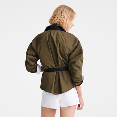 null Padded blouson, Navy/Artichoke