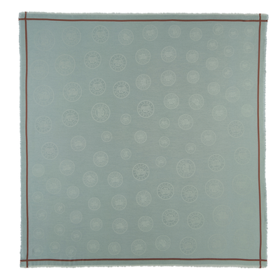 La Médaille Longchamp Shawl , Vervain - Cotton blend