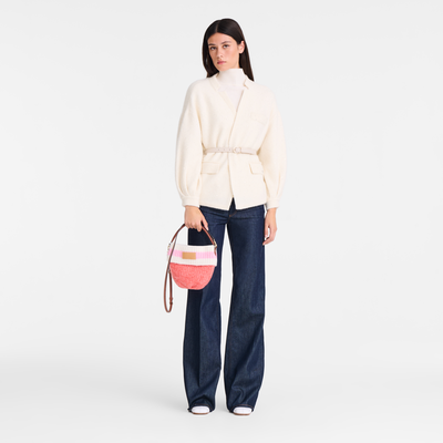 Le Pliage Collection S Crossbody bag , Coral/Pink - Canvas