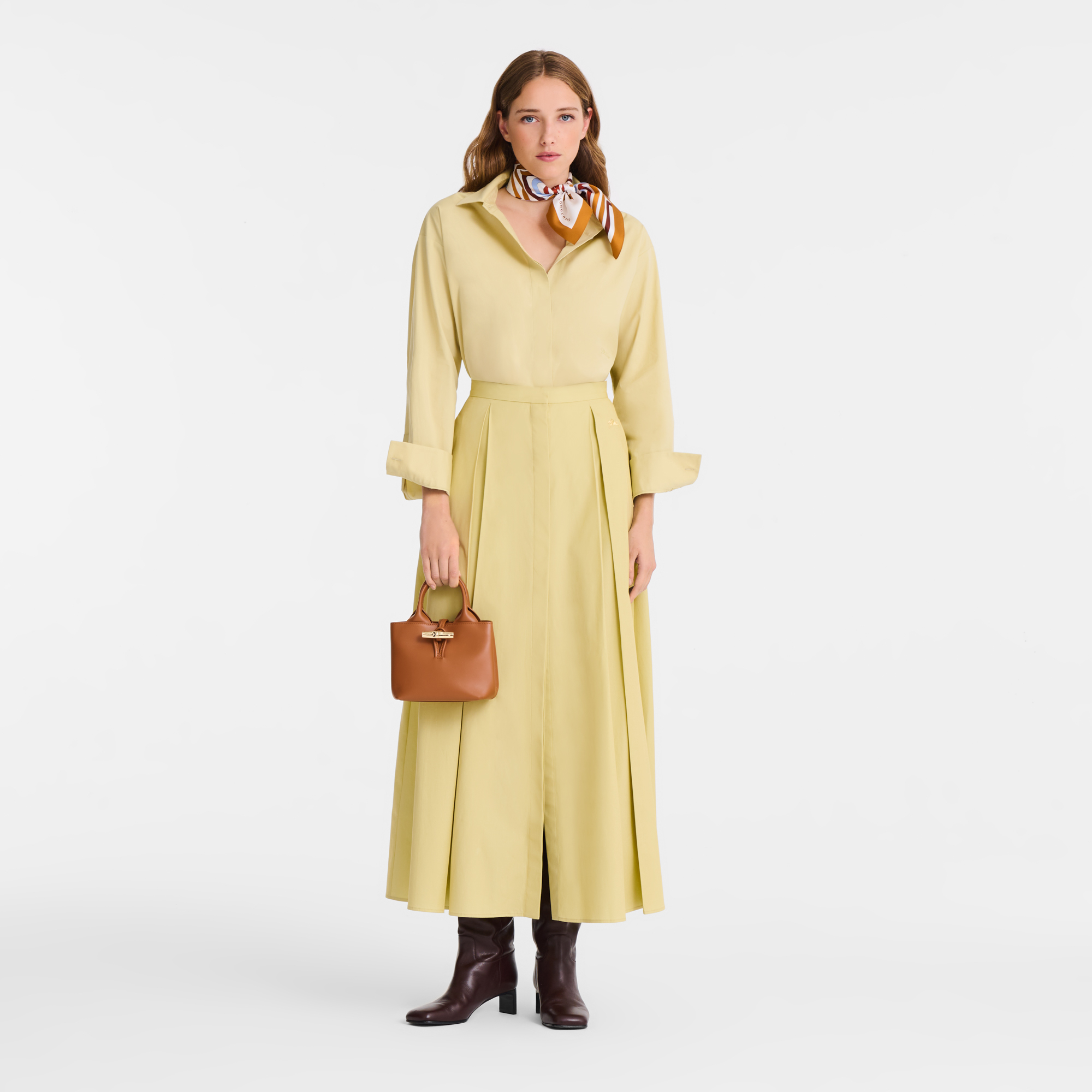 Le Roseau Handbag XS, Cashew