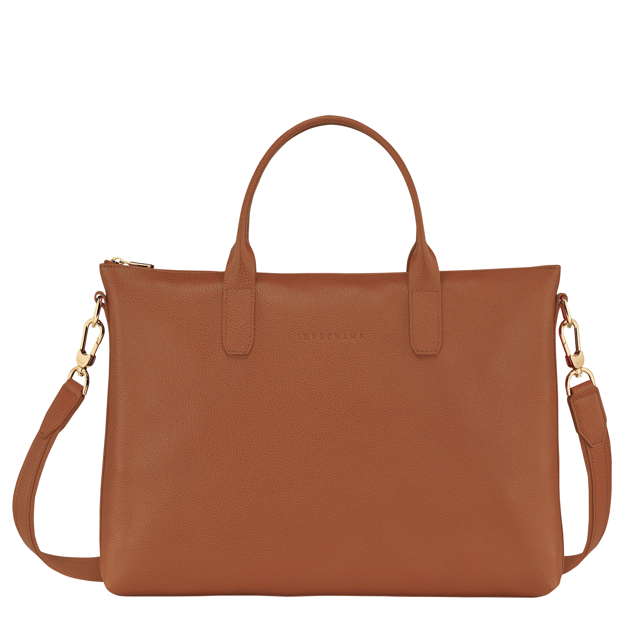 Briefcase S, Caramel - View 1 of
6 - zoom in Le Foulonné Briefcase S, Caramel