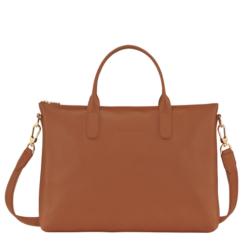 Le Foulonné S Briefcase , Caramel - Leather - View 1 of  6