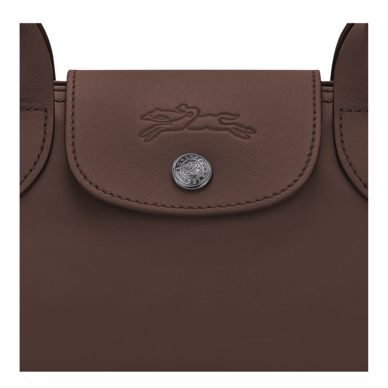 Le Pliage Xtra M Shoulder bag , Mocha - Leather  - View 5 of  5