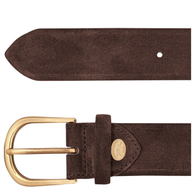 French Charm Men's belt , Mocha - Leather