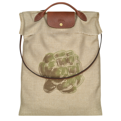 Le Pliage Collection XL Artichoke bag , Artichoke - Canvas