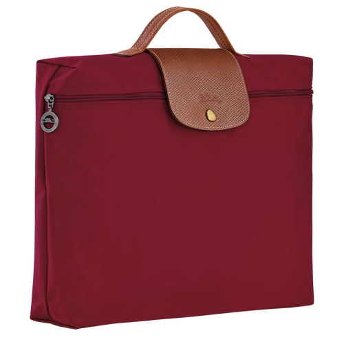 Le Pliage Original S Briefcase , Red - Recycled canvas - View 3 of  5