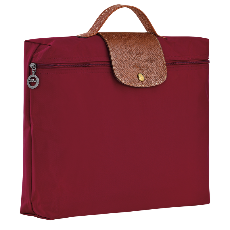Le Pliage Original S Briefcase , Red - Recycled canvas  - View 3 of  5