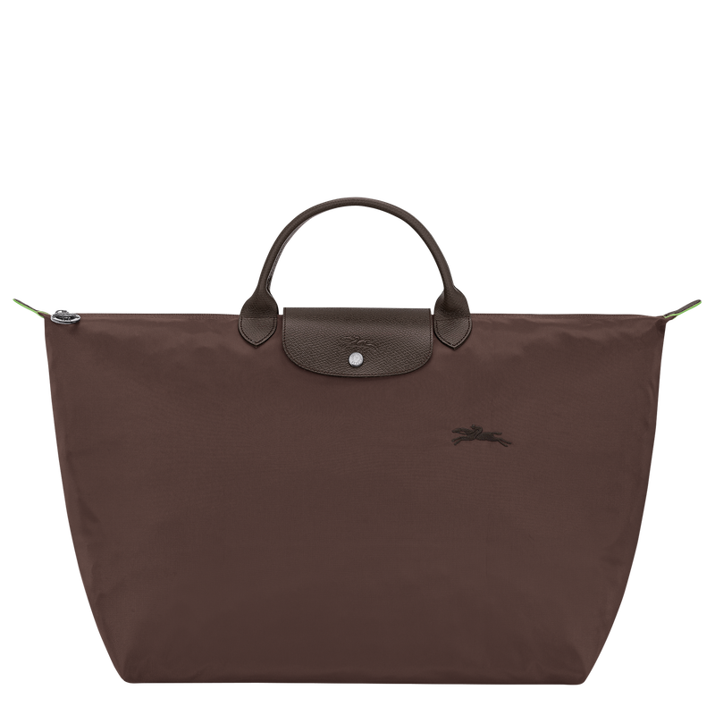 Le Pliage Green L Travel bag , Mocha - Recycled canvas  - View 1 of  7