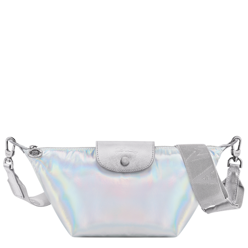 Le Pliage Collection XS Crossbody bag , Silver - Canvas - View 1 of  6