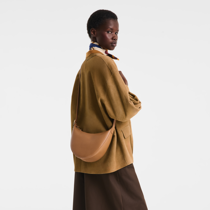 Le Foulonn&eacute; S Crossbody bag , Pecan - Leather  - View 7 of  7