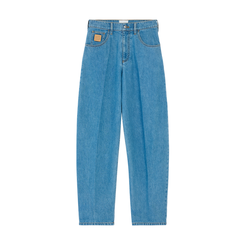 Trousers , Sky Blue - Denim  - View 1 of  5