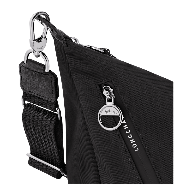 Le Pliage Energy M Crossbody bag , Black - Canvas  - View 6 of  6