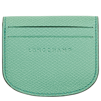 &Eacute;pure Card holder , Mint - Leather