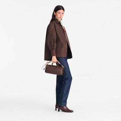 Daylong M Handbag , Mocha - Leather