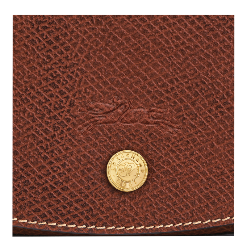 Épure Crossbody bag , Brown - Leather  - View 6 of  6
