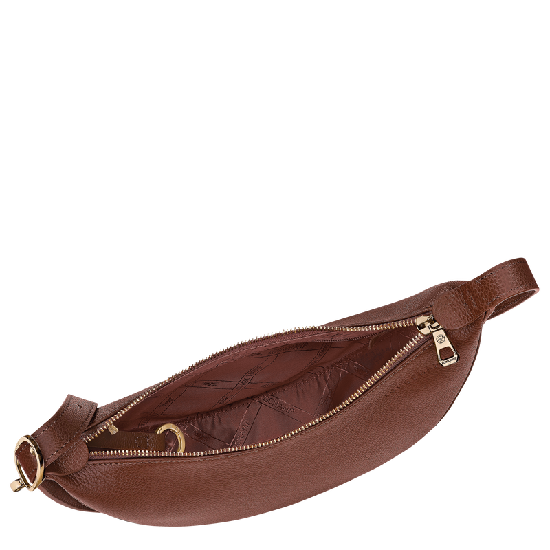 Le Foulonn&eacute; S Crossbody bag , Coffee - Leather  - View 5 of  6