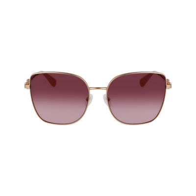 Sunglasses , Rose Gold/Brown - Metal