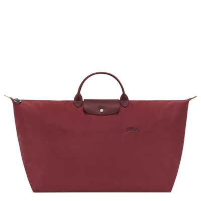 Le Pliage Green XL Travel bag , Pomegranate - Recycled canvas