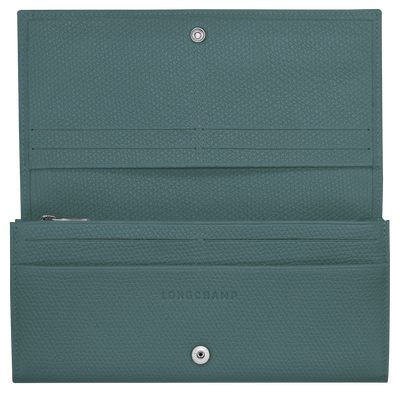 Le Roseau Flap wallet, Cedar