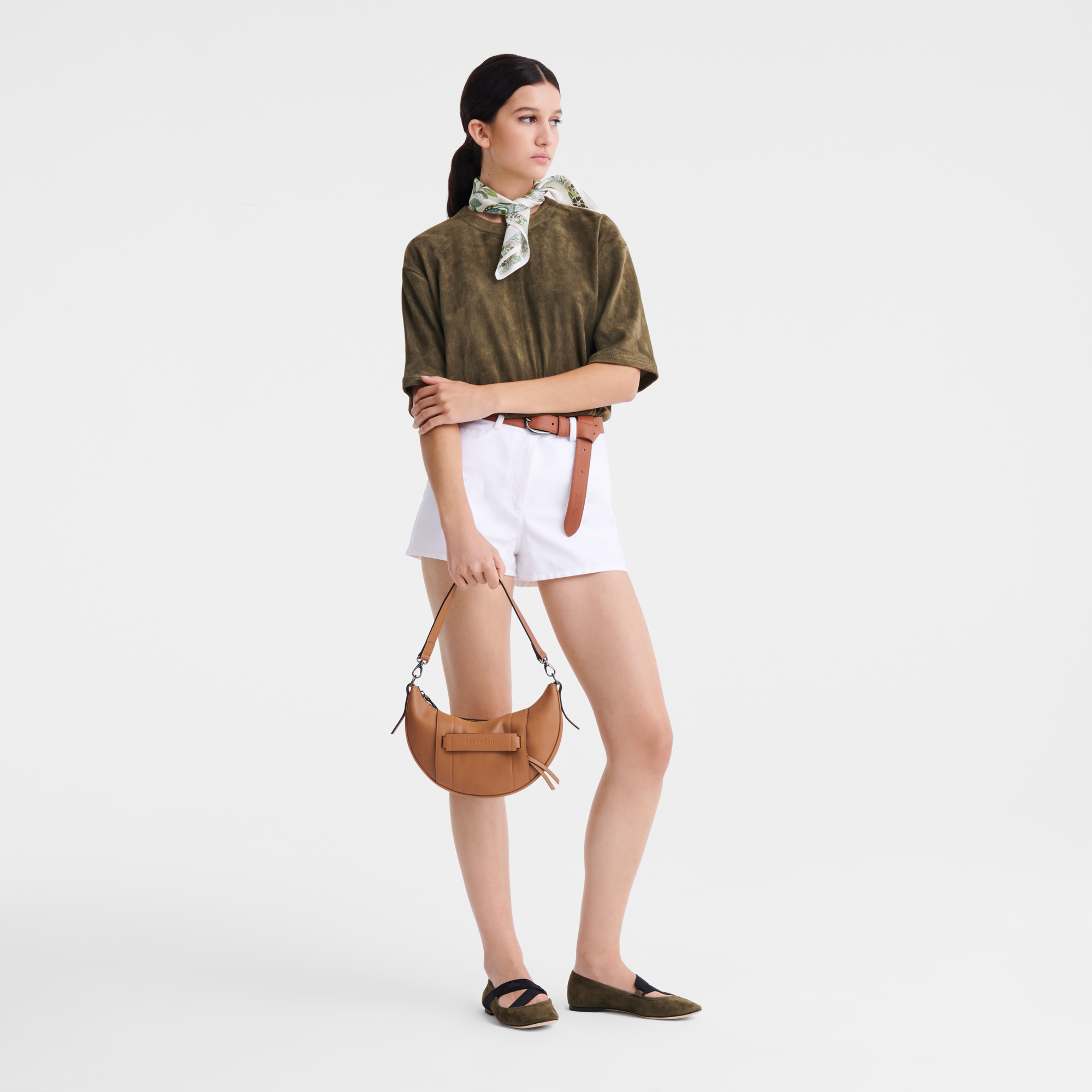 Longchamp 3D Crossbody bag S, Natural