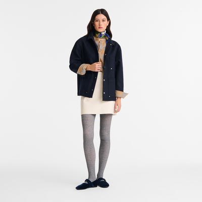 Jacket , Navy - Flannel