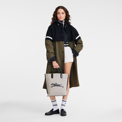 Essential M Tote bag , Ecru - Canvas