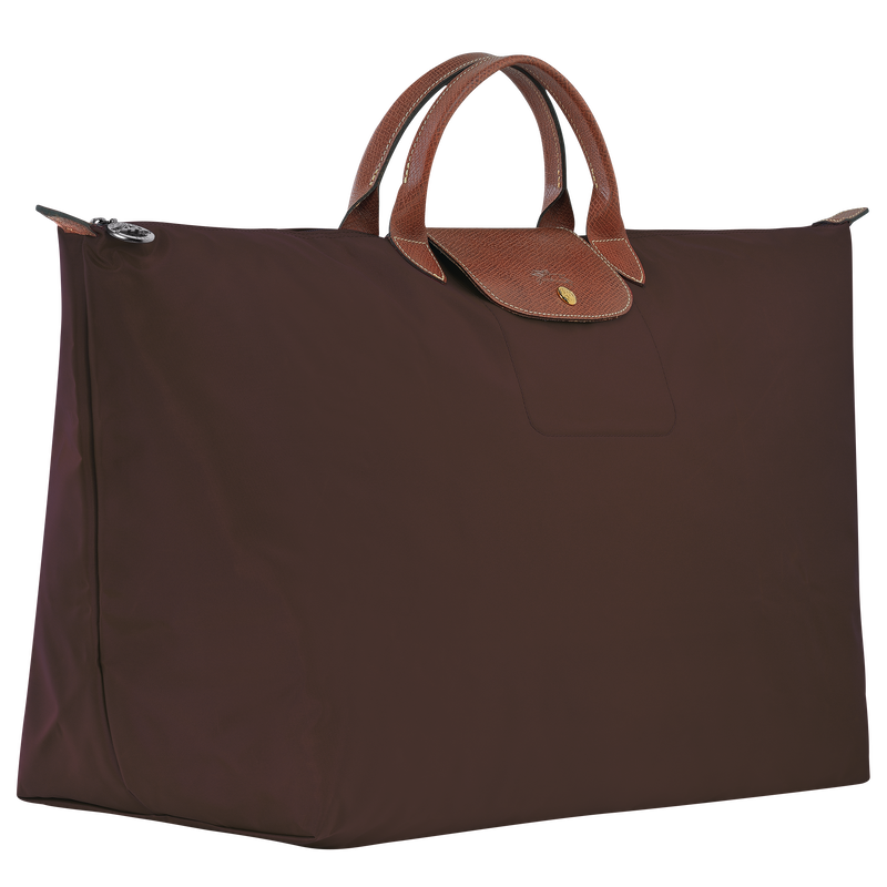 Le Pliage Original M Travel bag , Ebony - Recycled canvas  - View 3 of  5