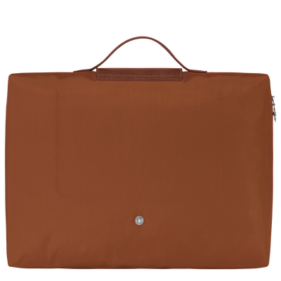 Le Pliage Green Briefcase S, Cognac