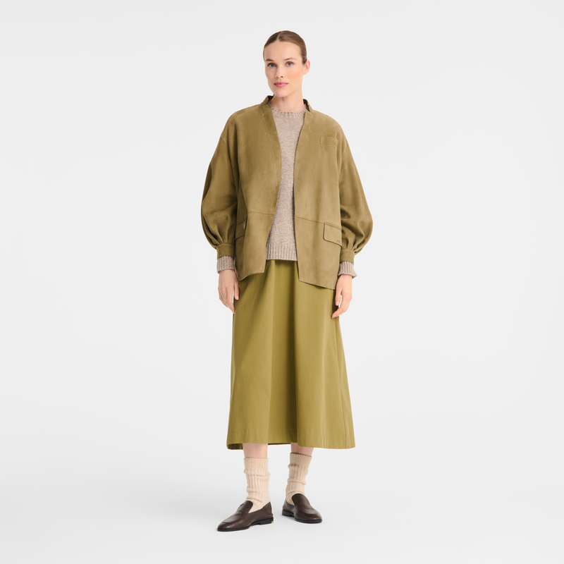 Jacket , Olive - Leather  - View 2 of  5